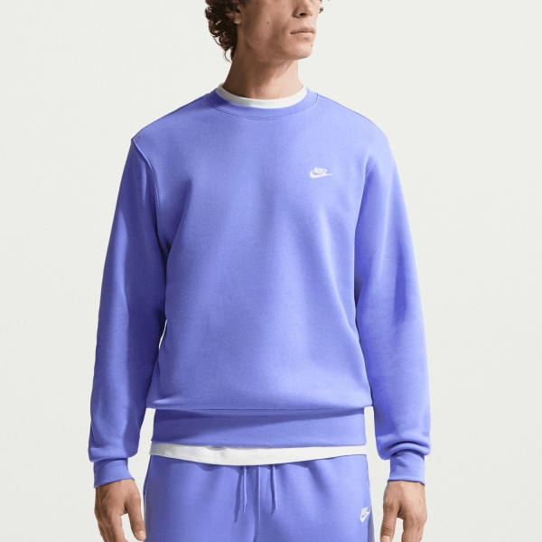 Men's Tennis Shirts and Hoodies Nike Club Shirt  Royal Pulse/White FN3886494