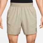 Nike Court Advantage Printed 6in Shorts - Desert Khaki/Black