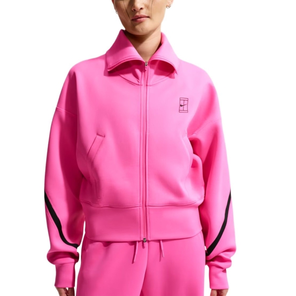 Tennis Women's Jackets Nike Court Advantage Jacket  Laser Fuchsia/Black IB0776617