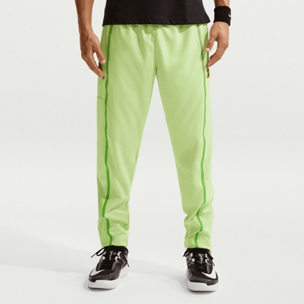 Pantalones y Tights Tenis Hombre Nike Court Heritage Pantalones  Light Liquid Lime/Mean Green FZ6928360
