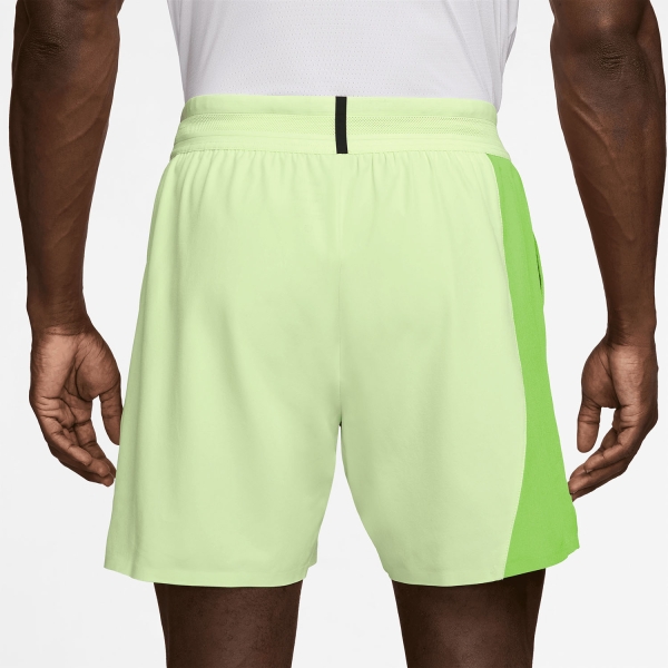 Nike Dri-FIT Court Slam 6in Shorts - Light Liquid Lime/Mean Green/Black