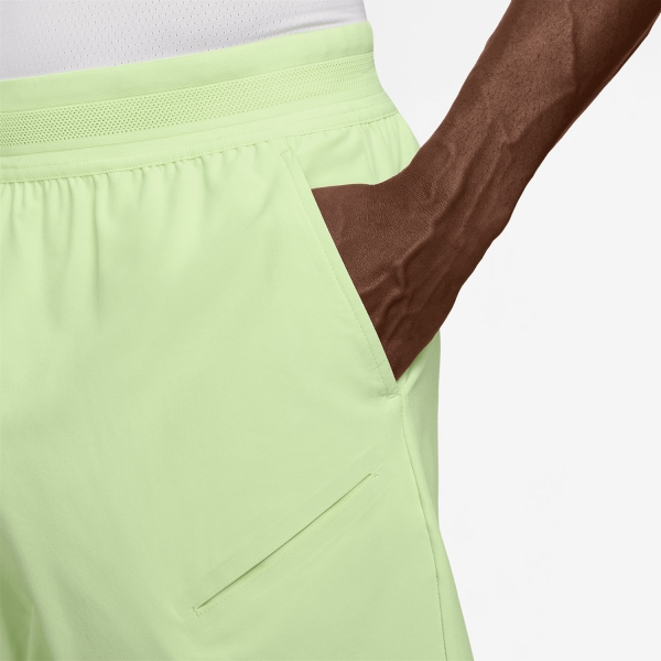 Nike Dri-FIT Court Slam 6in Shorts - Light Liquid Lime/Mean Green/Black