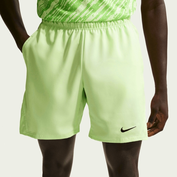Men's Tennis Shorts Nike Court DriFIT Victory 7in Shorts  Light Liquid Lime/Black FD5380360