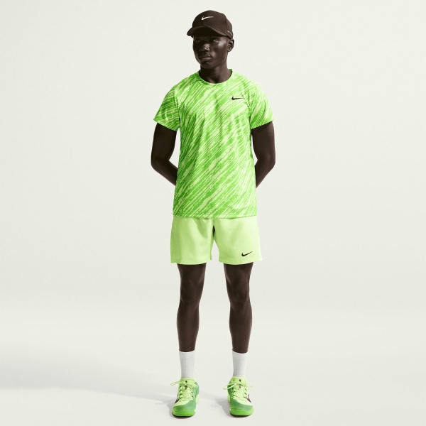Nike Court Dri-FIT Victory 7in Shorts - Light Liquid Lime/Black