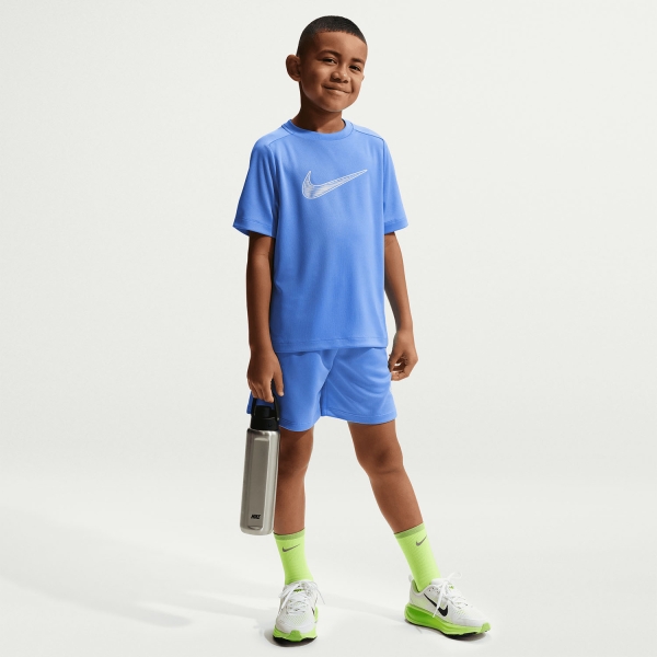 Nike Multi Swoosh Maglietta Bambino - University Blue/White