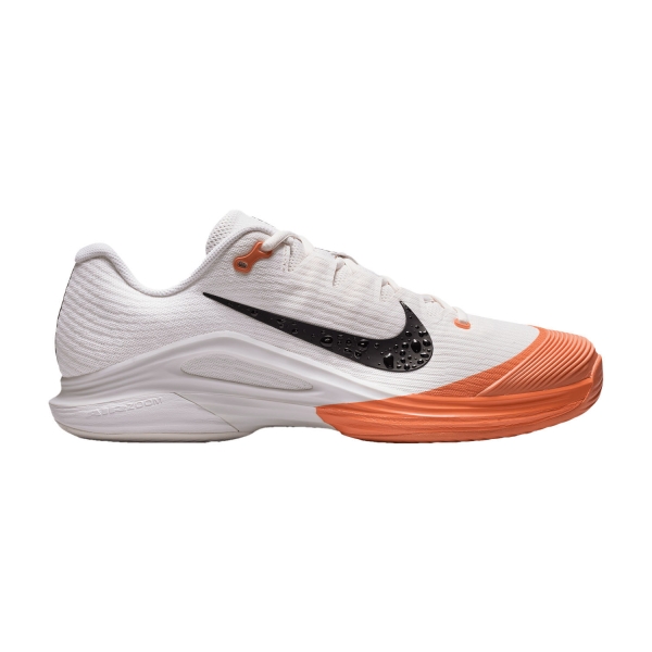 Men`s Tennis Shoes Nike Vapor 12 HC Premium  Sail/Black/Turf Orange/Blue Ribbon Heather IB6555100