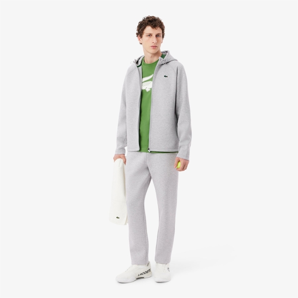 Lacoste Stretch Hoodie - Gris Chiné