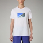 Australian League T-Shirt - Bianco/Azzurro Pastello