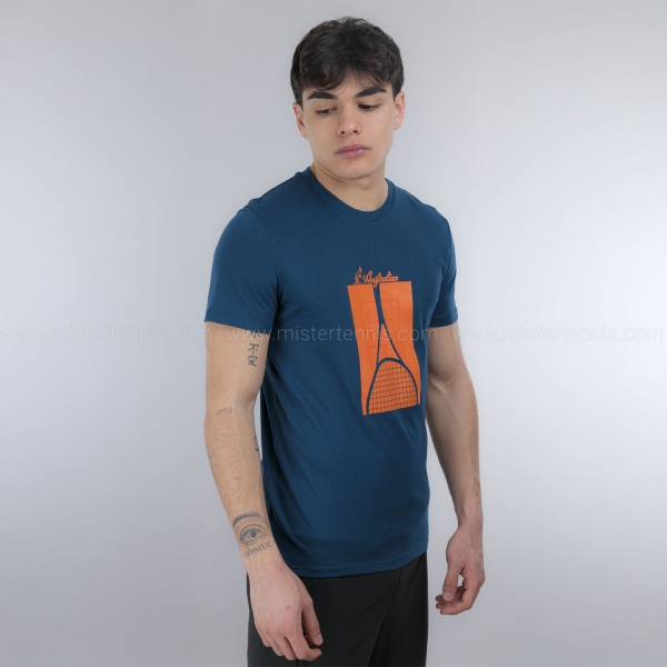 Australian Raquet Court T-Shirt - Eclipse Blue