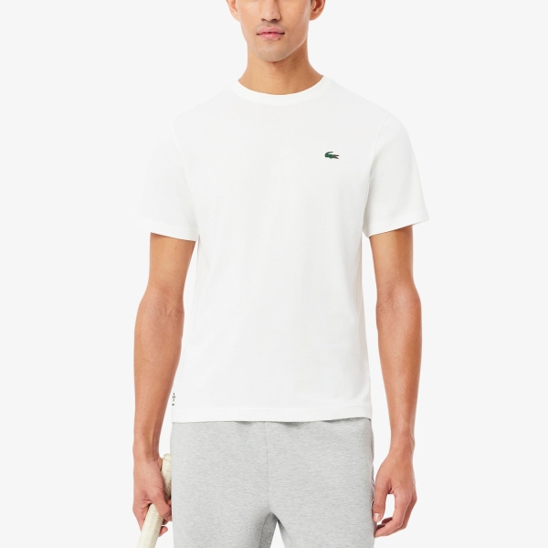 Maglietta Tennis Uomo Lacoste X Daniil Medvedev Maglietta  Blanc TH9954001