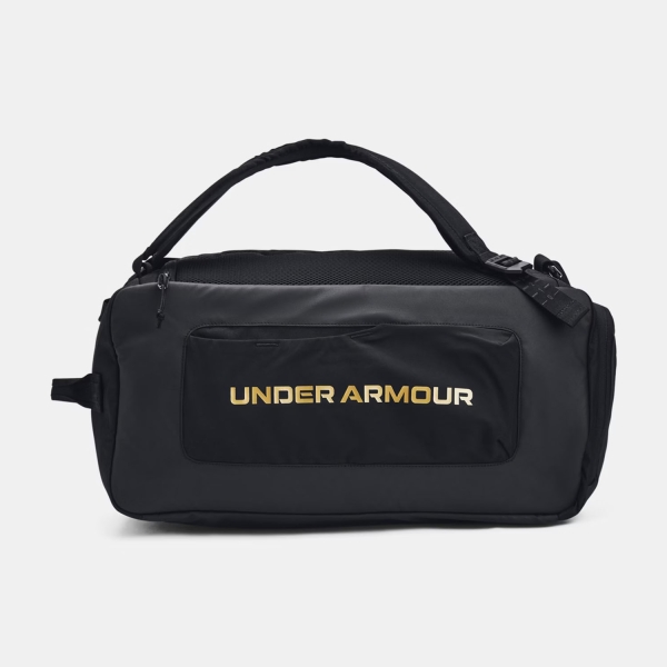 Under Armour Contain Duo Bolso Pequeño - Black/Metallic Gold