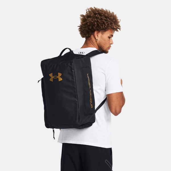 Under Armour Contain Duo Bolso Pequeño - Black/Metallic Gold