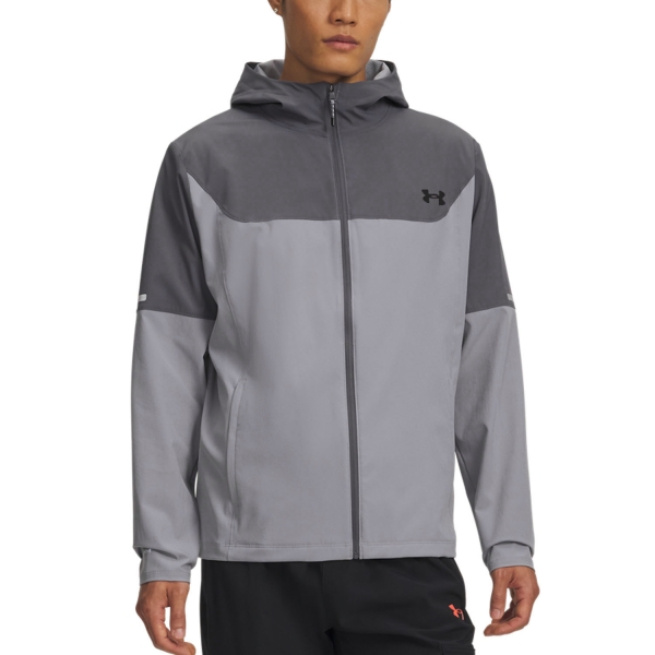 Giacche da Tennis Uomo Under Armour Tech Utility Giacca  Steel/Castelrock/Black 60049670035