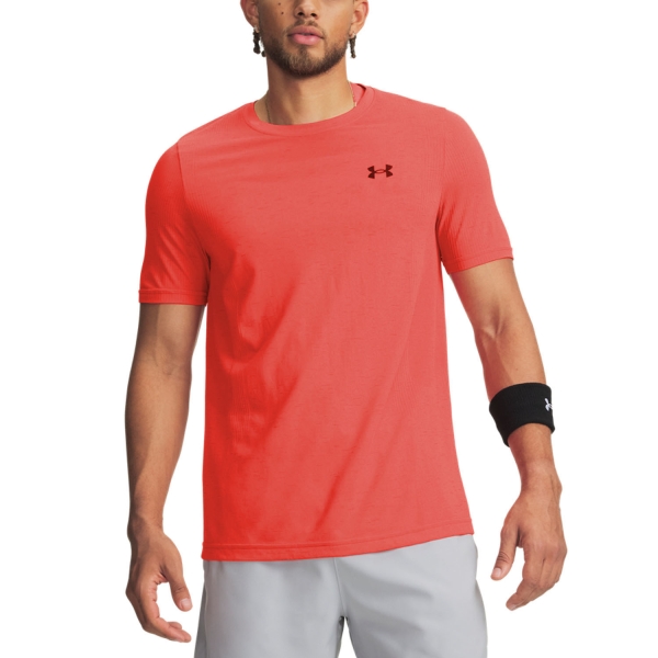 Maglietta Tennis Uomo Under Armour Vanish Maglietta  Venom Red/Black 13828010690