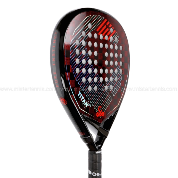Vibor-A Titan Light Padel - Black/Red