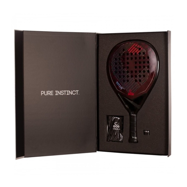 Vibor-A Titan Light Padel - Black/Red