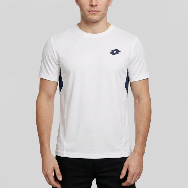 Men's Tennis Shirts Lotto Squadra IV TShirt  Bright White 2233250F1