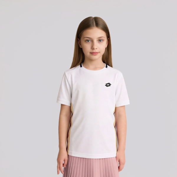 Polo e Maglia Tennis Bambino Lotto Tech VI Maglietta Bambina  Bright White 2233540F1