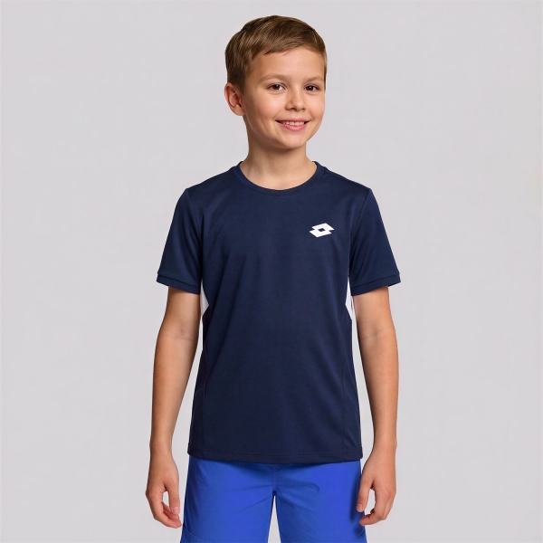 Tennis Polo and Shirts Boy Lotto Squadra IV TShirt Boy  Navy Blue 2233561CI