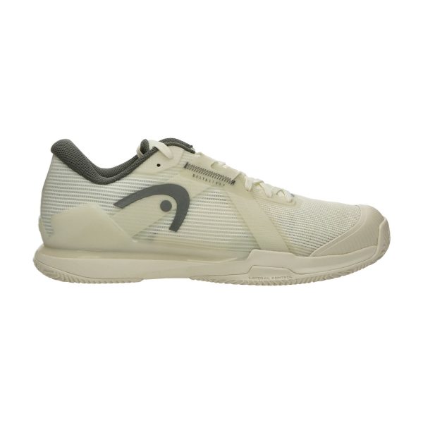 Men`s Tennis Shoes HEAD Sprint Pro 4.0 Clay  Chalk White/Dark Grey 273196 CWDG