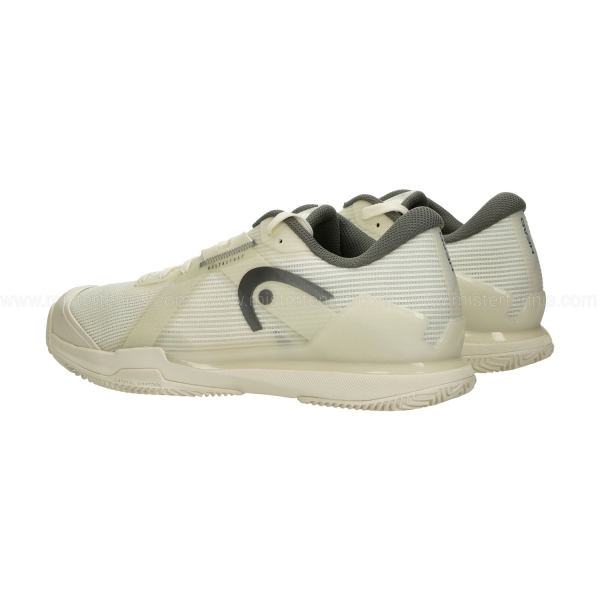 HEAD Sprint Pro 4.0 Clay - Chalk White/Dark Grey