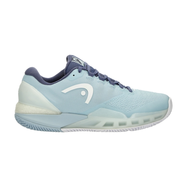 Women`s Tennis Shoes HEAD Revolt Pro 5.0 Clay  Light Blue/Dark Blue 274256 LBDB
