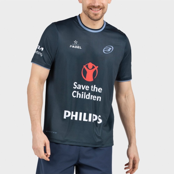 Camisetas de Tenis Hombre Bullpadel Prior DN Camiseta  Azul Marino 448816004