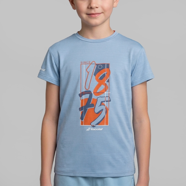 Polo e Maglia Tennis Bambino Babolat Exercise Graphic Pro Maglietta Bambino  Forever Blue 4BTG0174145