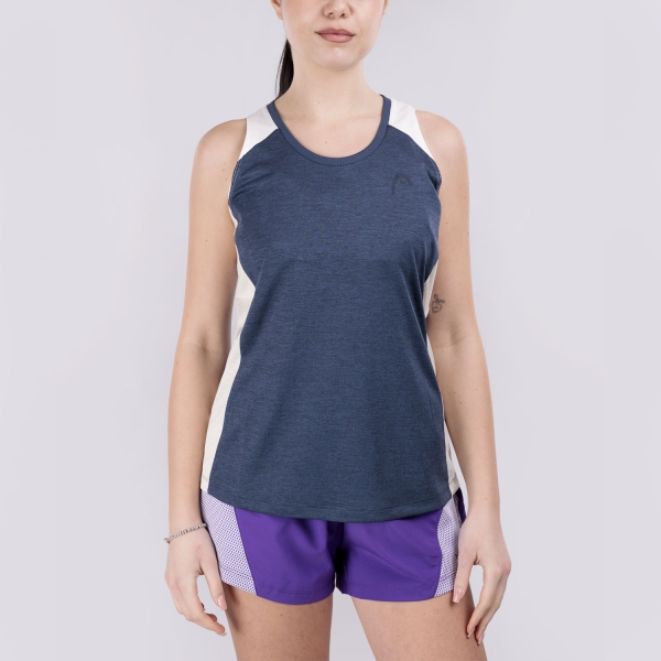 Women`s Tennis Tanks HEAD Play Tech Pro Tank  Navy 814106NV