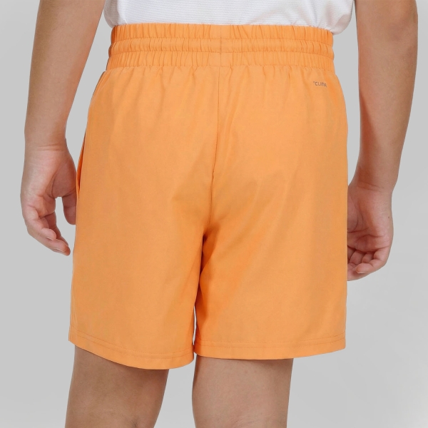 adidas Club 3 Stripes 5in Shorts Boy - Pure Orange
