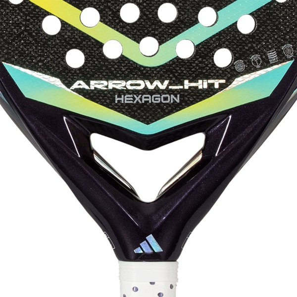 adidas Arrow Hit Hexagon Cup Padel - Black/Purple/Light Green