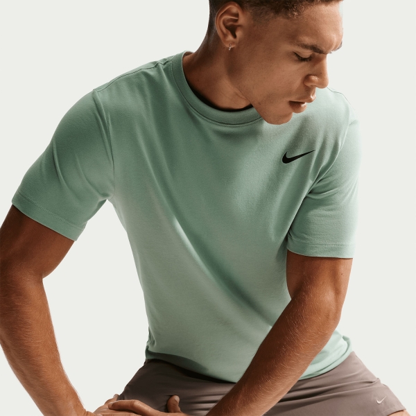 Nike Dri-FIT Court Logo Maglietta - Steam/Black