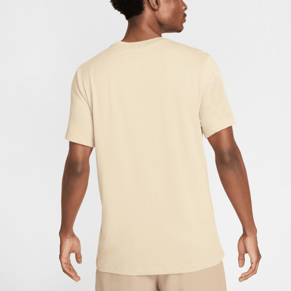 Nike Dri-FIT Court Camiseta - Desert Khaki/Black