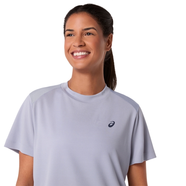 ASICS Court Pro T-Shirt - Grey Blue
