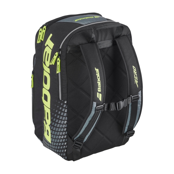 Babolat Pure Aero Mochila - Metallic Grey/Black/Fluo Yellow