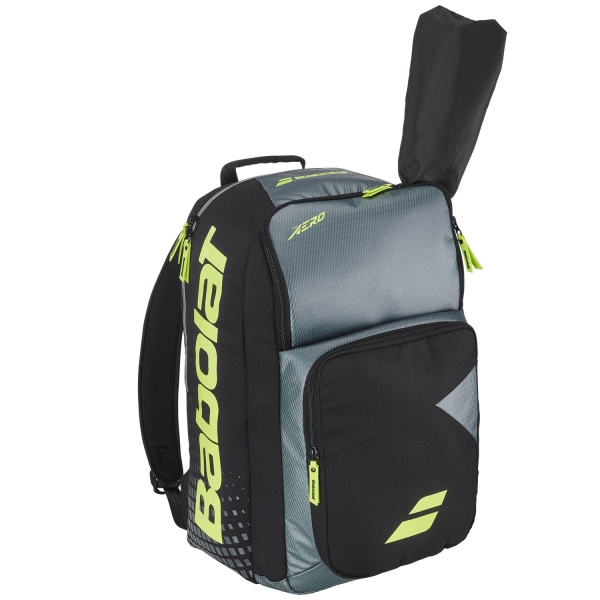 Babolat Pure Aero Mochila - Metallic Grey/Black/Fluo Yellow