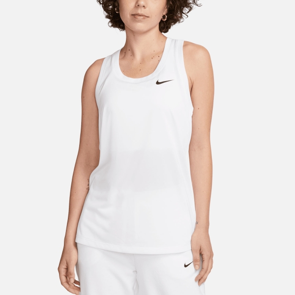 Women`s Tennis Tanks Nike DriFIT Tank White/Black DX0706100