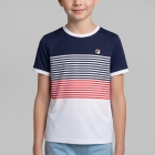 Fila BB 1983 Maglietta Bambino - White/Navy Comb