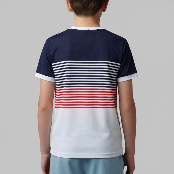 Fila BB 1983 Maglietta Bambino - White/Navy Comb