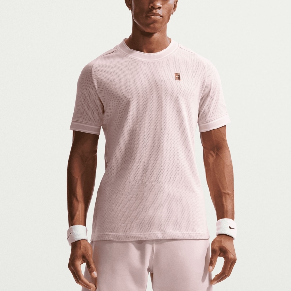 Men's Tennis Shirts Nike Court Heritage Logo TShirt  Silt Red FN0318667