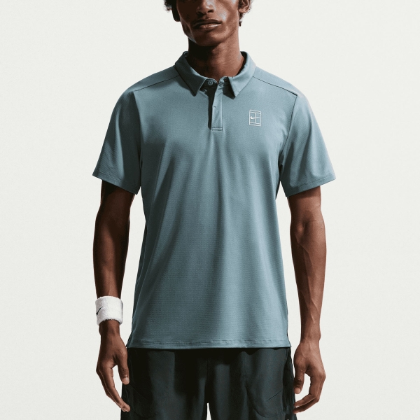Men's Tennis Polo Nike Court Advantage Polo  Mineral Slate/White FZ6907382