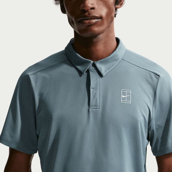 Nike Court Advantage Polo - Mineral Slate/White