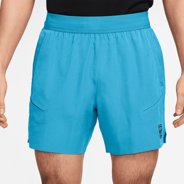 Pantaloncini Tennis Uomo Nike Court Advantage 6in Pantaloncini  Baltic Blue/Black FZ6913416
