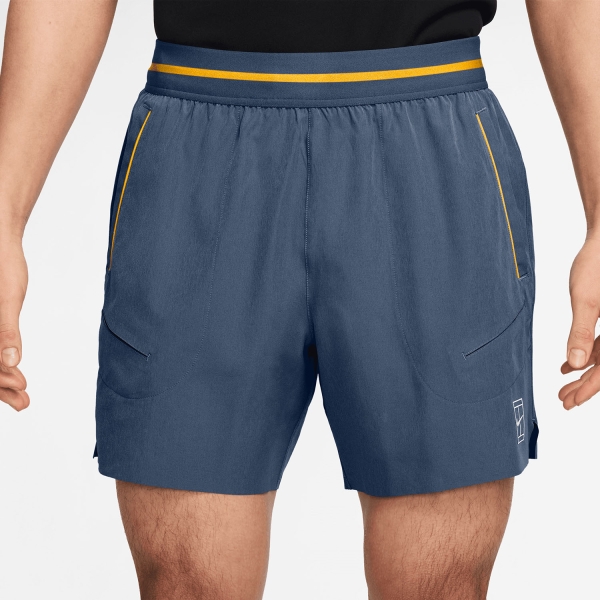 Pantalones Cortos Tenis Hombre Nike Court Advantage 6in Shorts  New Slate/Laser Orange/White FZ6913438