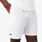 Lacoste X Novak Djokovic 9in Shorts - Blanc/Marron