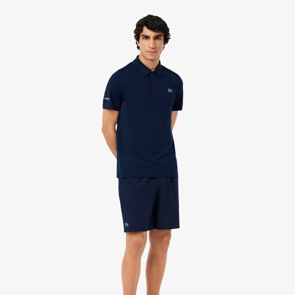 Lacoste X Novak Djokovic 9in Shorts - Bleu Marine/Blanc