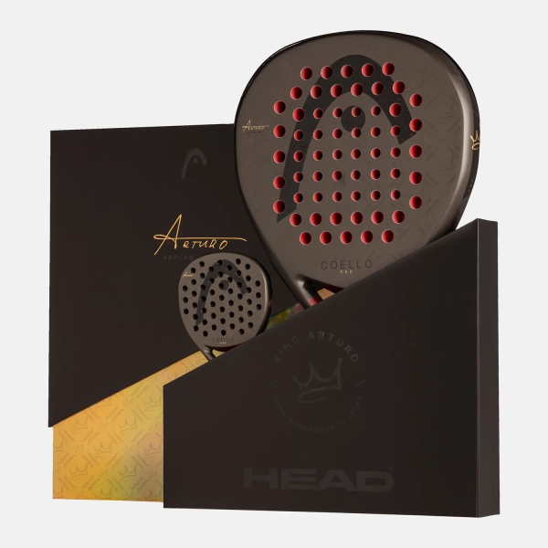 HEAD Coello Pro Special Pack Padel - Brown/Dark Red