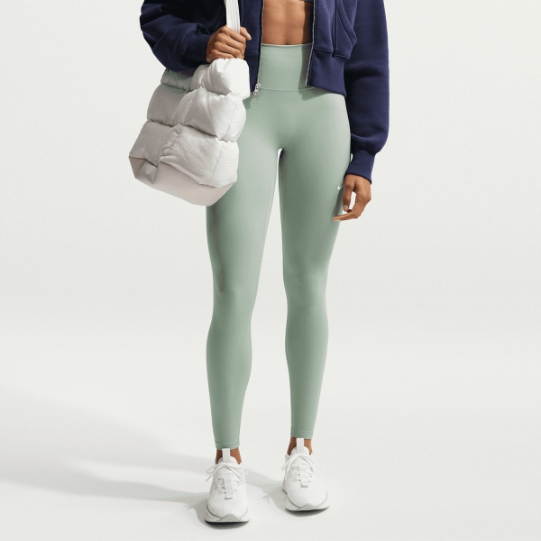 Women's Tennis Pants and Tights Nike One DriFIT Tights Steam/White HJ9195007