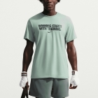 Nike Winning T-Shirt - Steam/Dark Smoke Grey Nike Winning T-Shirt - Steam/Dark Smoke Grey