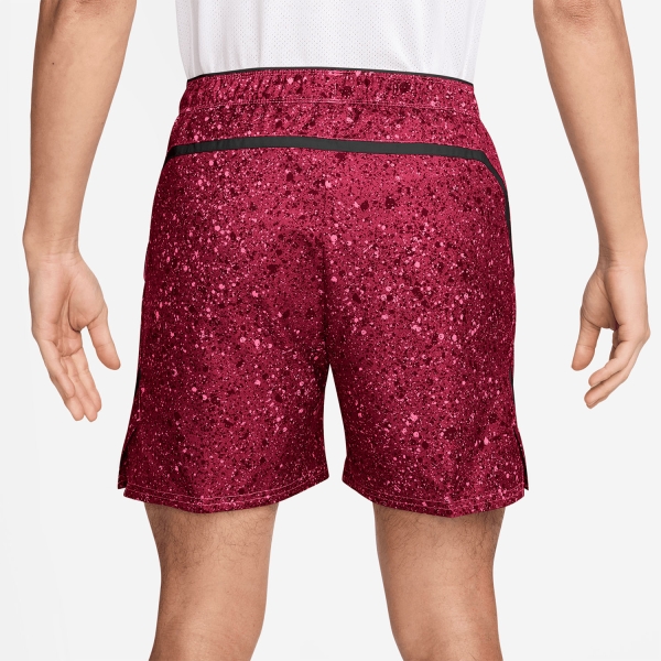 Nike Court Victory AOP 7in Shorts - Team Red/White